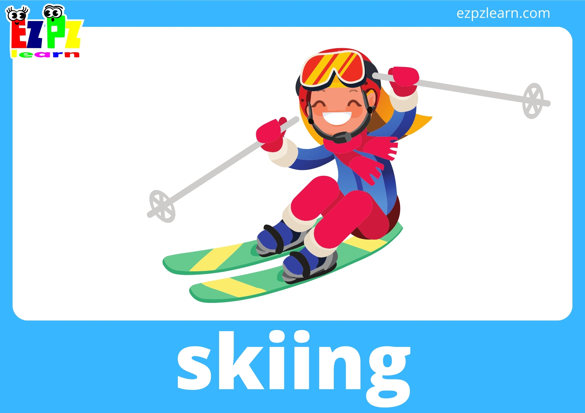 skiing